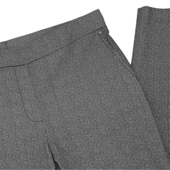JONES NEW YORK PULL ON STRETCH DRESS PANT | NO FLAWS | BLACK AND WHITE | MEDIUM - Picture 8 of 9
